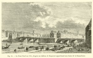 Le Pont-Neuf en 1760, d