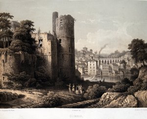 Le château de Clisson - Lithographie