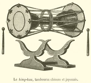 Le hing-kou, tambourin chinois et japonais