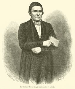 Le révérend Lewis Krapf, missionnaire en Afrique