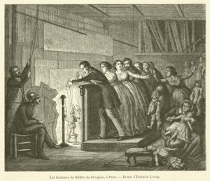 Les Coulisses du théâtre de Séraphin, à Paris