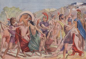 Les Sabines (colour litho)
