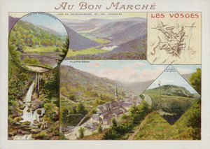 Les Vosges, carte