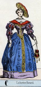 Lettre C comme Catherine Hovard ou Catherine Howard (Katherine ou Katheryn) - French School
