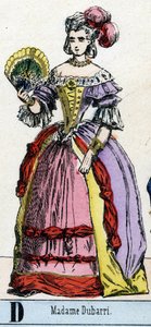Lettre D comme Mme Dubarri. Portrait de Jeanne Bécu, dite de Cantigny, comtesse du Barry (1743-1793), favorite de Louis XV, roi de France