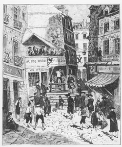 La vie à Paris sous Louis XV : une ordonnance des prévôts et échevins de Paris lue et publiée au son du tambour - dans « Paris à travers les siècles » par Gerouillac