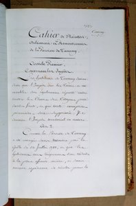 Liste des plaintes et demandes adressées au roi Louis XVI par la paroisse de Taverny, avril 1789