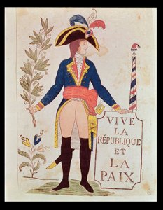 Vive la République et la Paix, vers 1795-99 (gravure sur bois en couleur)