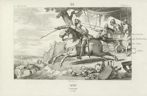 Lothaire de France mène son armée à l