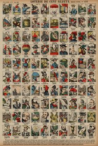 Loterie de cent sujets - French School