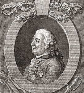 Louis-Élisabeth de la Vergne, comte de Tressan, 1705-1783. Soldat français, médecin, scientifique, médiéviste et écrivain. De Les Heures Libres publié en 1908. - French School