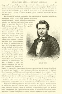 Louis Riel, homme politique canadien et chef des Métis des prairies canadiennes