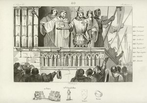 Louis VII de France levant des soutiens pour la Deuxième Croisade, vers 1147