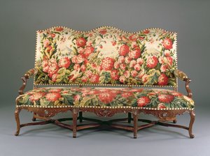 Canapé Louis XIV, vers 1710