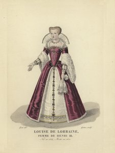 Louise de Lorraine, épouse du roi Henri III de France - French School