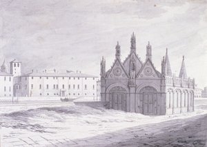 Lungarno, Santa Maria della Spina, Pise (stylo et encre sur papier)