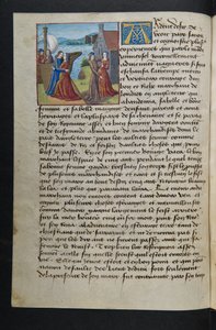 MS Hunter 252 040v Page de Cent Nouvelles Nouvelles, vers 1461-62