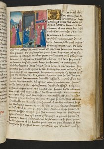 Page de Cent Nouvelles Nouvelles, c.1461-62 - French School