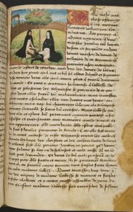 Page de Cent Nouvelles Nouvelles, c.1461-62 - French School