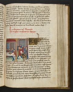 Page de Cent Nouvelles Nouvelles, c.1461-62