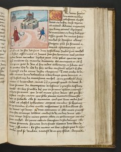 Page de Cent Nouvelles Nouvelles, c.1461-62 - French School