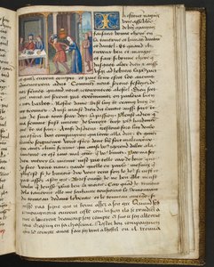 Page de Cent Nouvelles Nouvelles, c.1461-62