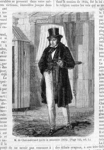 M. de Chateaubriand quitte le ministère (1824) - French School