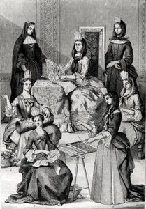 Madame de Maintenon avec ses dames d