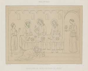 Madeleine se jette aux pieds de Jésus
