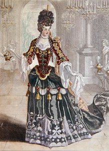 Mademoiselle Desmatins dans le rôle de Psyché dans l