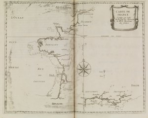 Carte de la France, c.1693