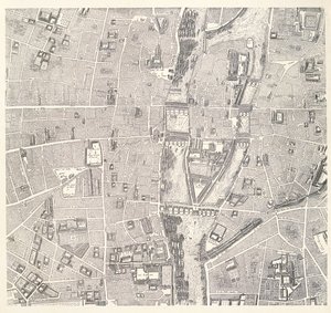 Carte de Paris montrant l