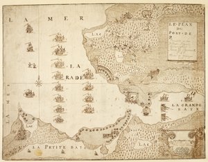 Carte du port de Placentia, Canada