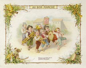 Bande de marche des enfants