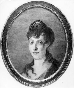 Maria Letizia Ramolino jeune femme - French School