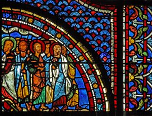 Fenêtre de Marie-Madeleine : Marie annonce la Résurrection aux disciples