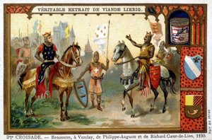 Rencontre à Vézelay de Philippe Auguste et Richard Cœur de Lion