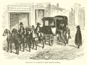 Rencontre de Napoléon et Maria Louisa (gravure)