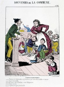 Souvenirs de la Commune: enseignement, fin du 19e siècle B.H.V. P. - French School