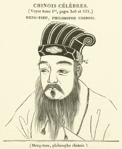 Meng-tseu, philosophe chinois - French School