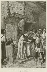 Messire Jean De Hainault Vint Trouver La Reine - French School