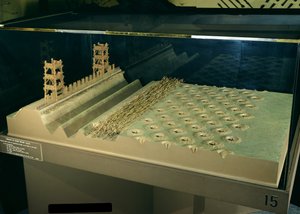 Modèle des défenses de César à Alésia