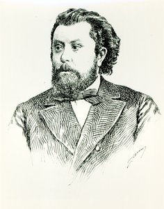 Modeste Petrovitch Moussorgski (1835-81), illustration extraite de L