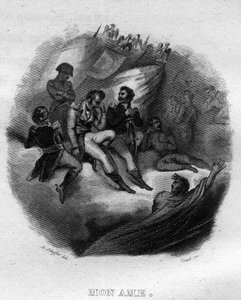 Mon âme Chanson de Béranger dans "Œuvres complètes" (1834) de Pierre Jean de Béranger (1780-1857), poète et chansonnier français.