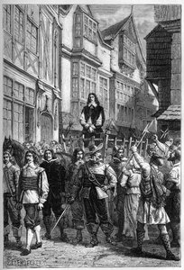 Montrose emmené en prison sur une charrette - James Graham, Marquis de Montrose, général écossais exposé dans la High Street d