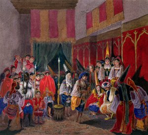 Mariage maure en Algérie, c.1840-45 - French School