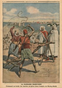 Barbarie marocaine, comment les marins en grève sont traités, illustration de 