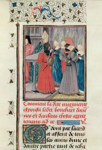 Mariage de Marguerite de Constantinople avec Bouchard d