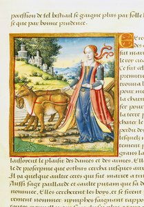 Cérès, de Vie des Femmes Célèbres, vers 1505