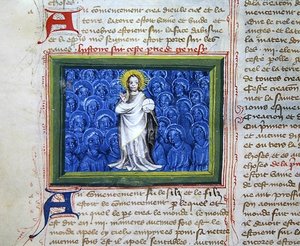 Ms 313 Dieu entouré d